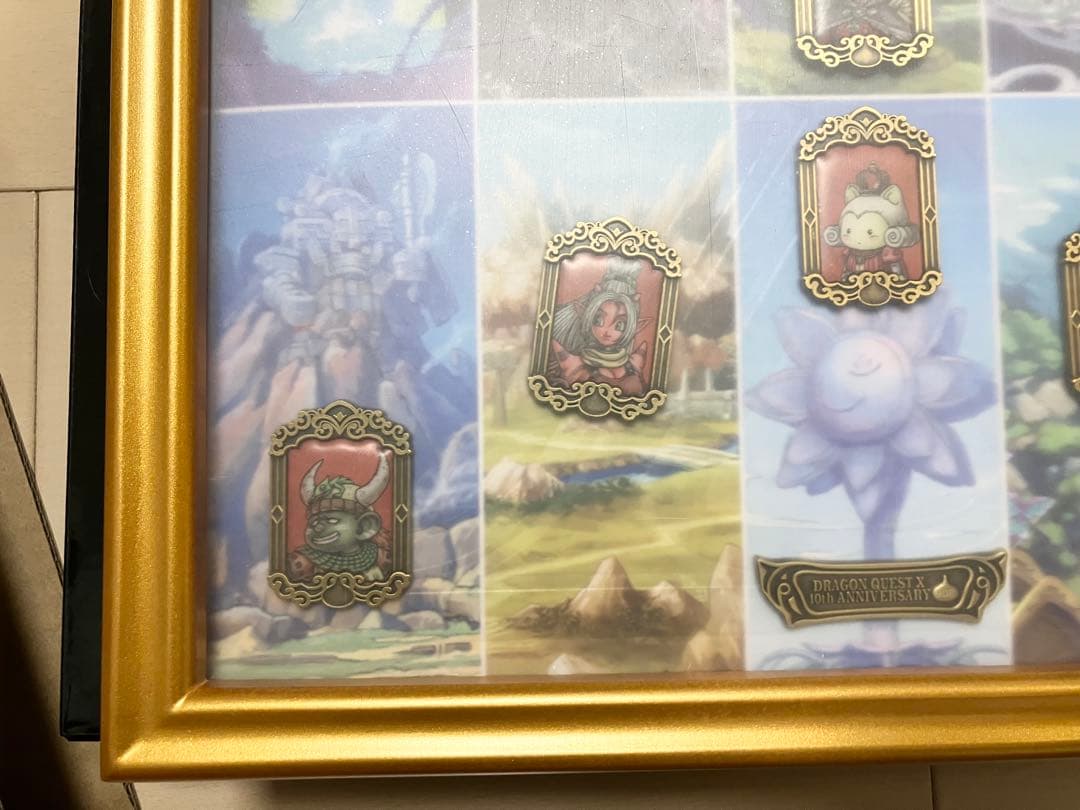 ドラゴンクエストX オンライン 10周年記念 メモリアルピンズセット　限定
