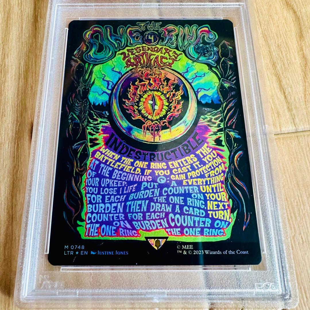 PSA9】一つの指輪/The One Ring ポスター foil MTG - メルカリ