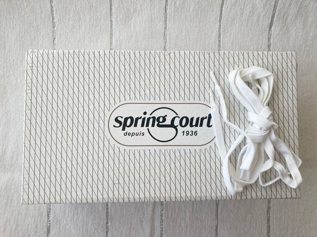 新品⭐︎Spring Court G2 キャンバススニーカー　白　24.5cm