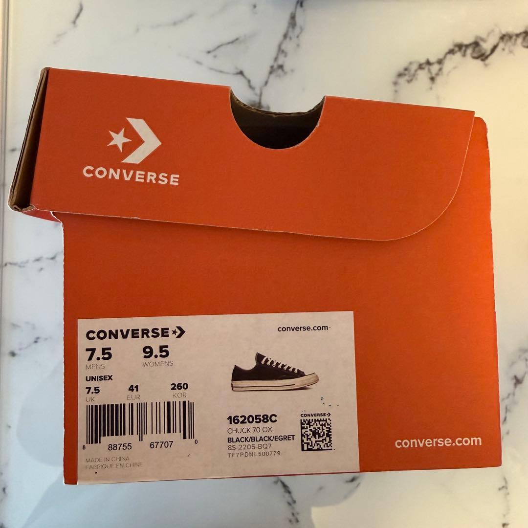 CONVERSE CT70 26.0cm【新品未使用】（ブラック）