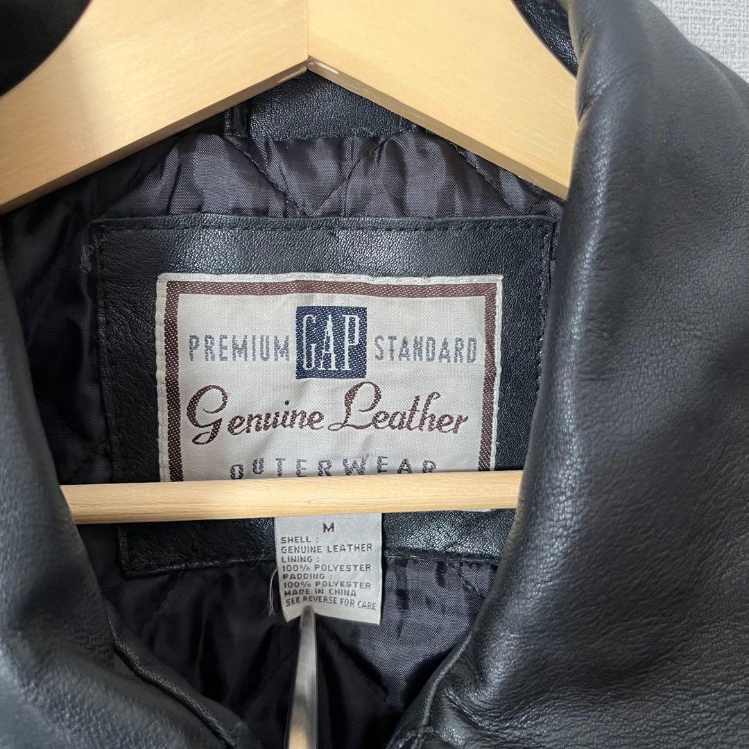 90s OLD GAP レザージャケット プレミアムスタンダード - メルカリ