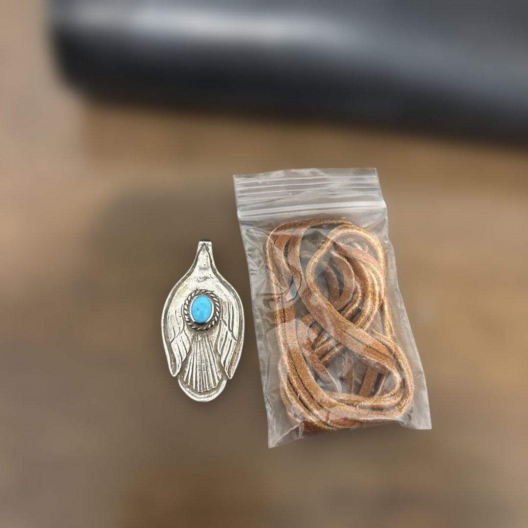 ゴローズ 銀縄ターコイズ付きスプーン 革紐付き【本物】 - メルカリ