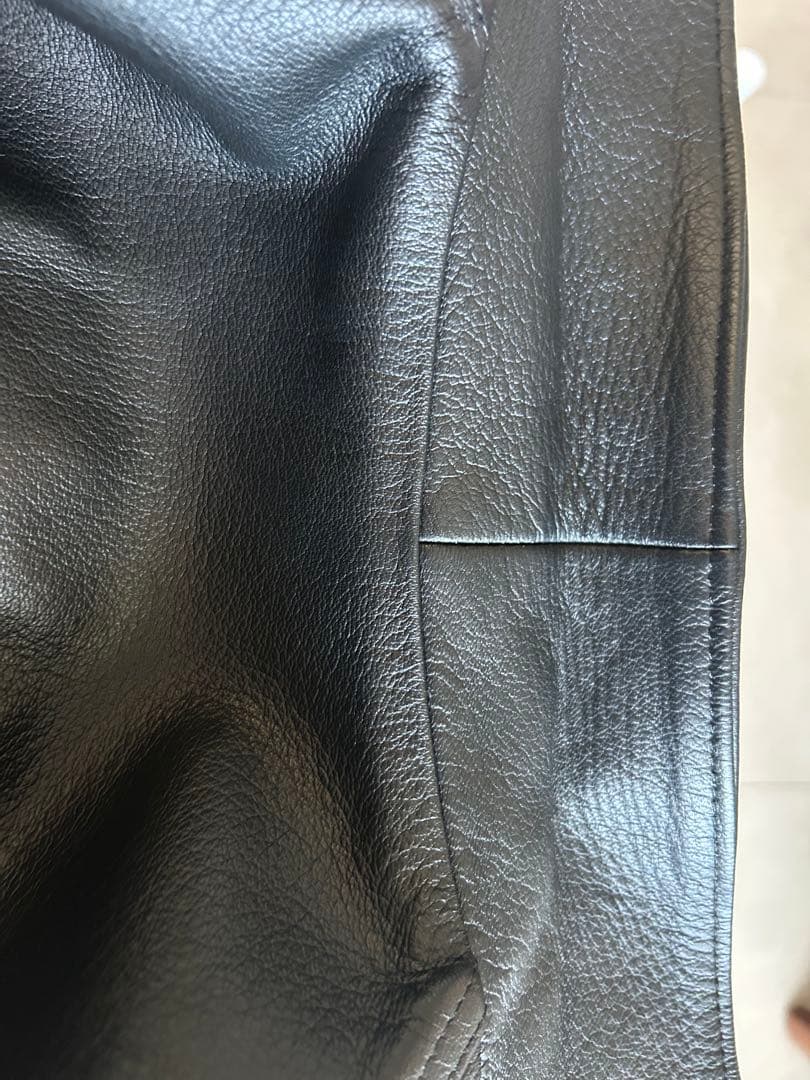 SLOW ディアスキン レザージャケット 鹿革 ブラック サイズ2 日本製