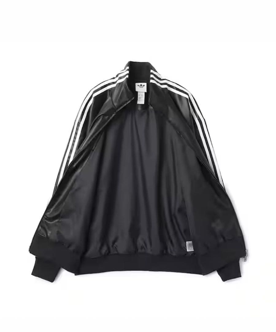 新品XL】窪塚洋介 アディダス フェイクレザージャケットトップ