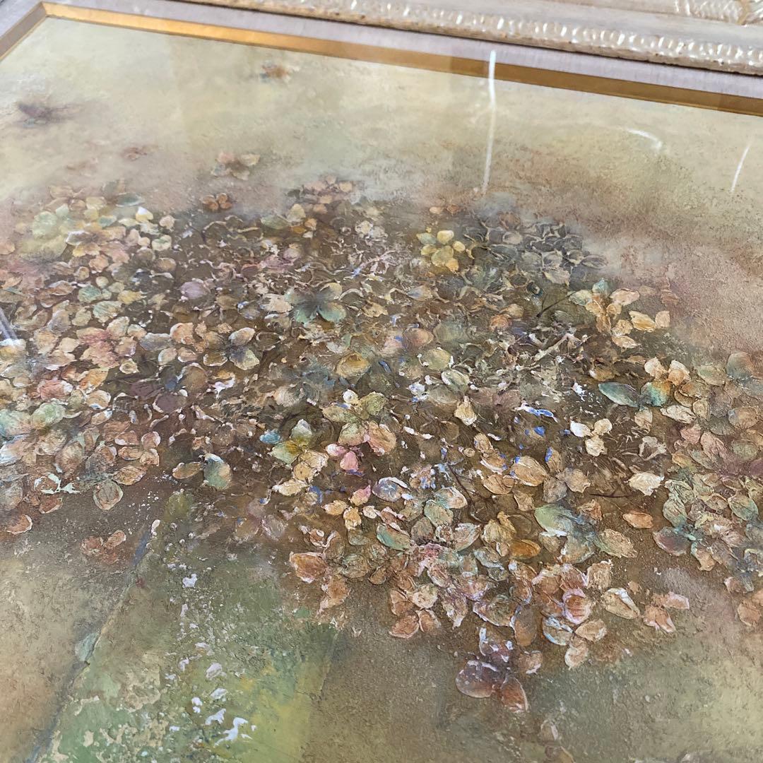 油彩画　花の音　吉井光子　F10