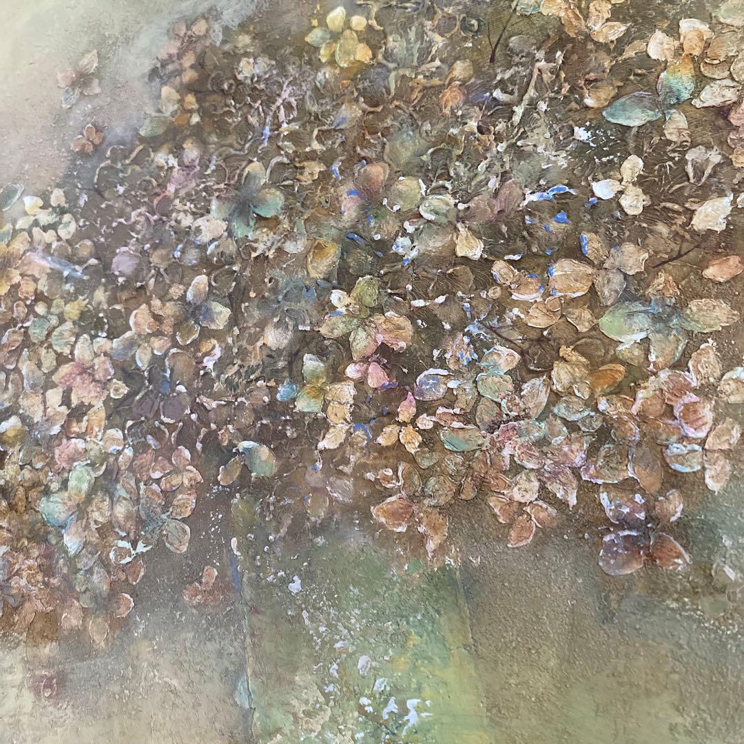 油彩画　花の音　吉井光子　F10