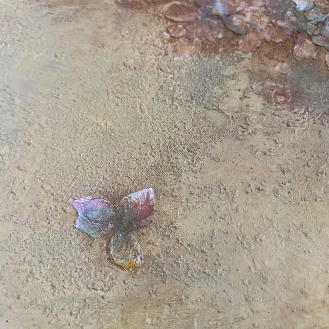 油彩画　花の音　吉井光子　F10