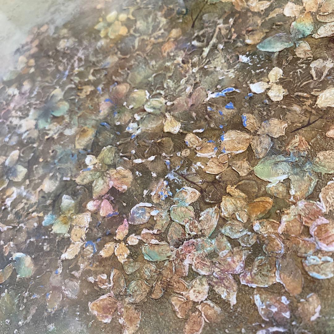 油彩画　花の音　吉井光子　F10