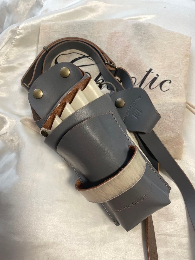 CHAOTIC ORIGIN DUBカオティックオリジンダブ シザーケース 牛革 sc802nbkhbwh-5_54ad2b51-65d1-