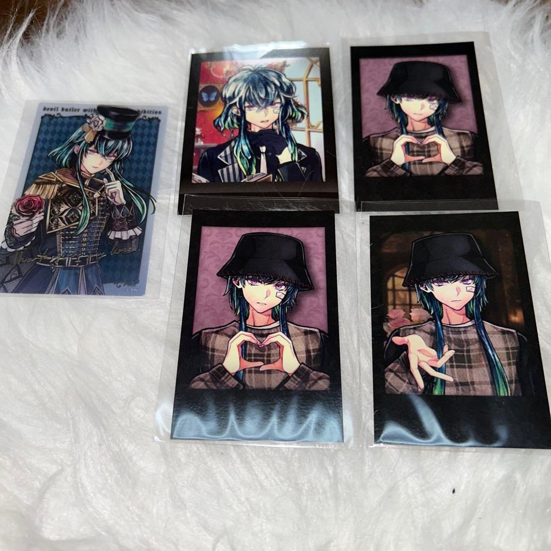 あくねこ 悪魔執事と黒い猫 あくねこ展 箔押し バレンタインチェキ