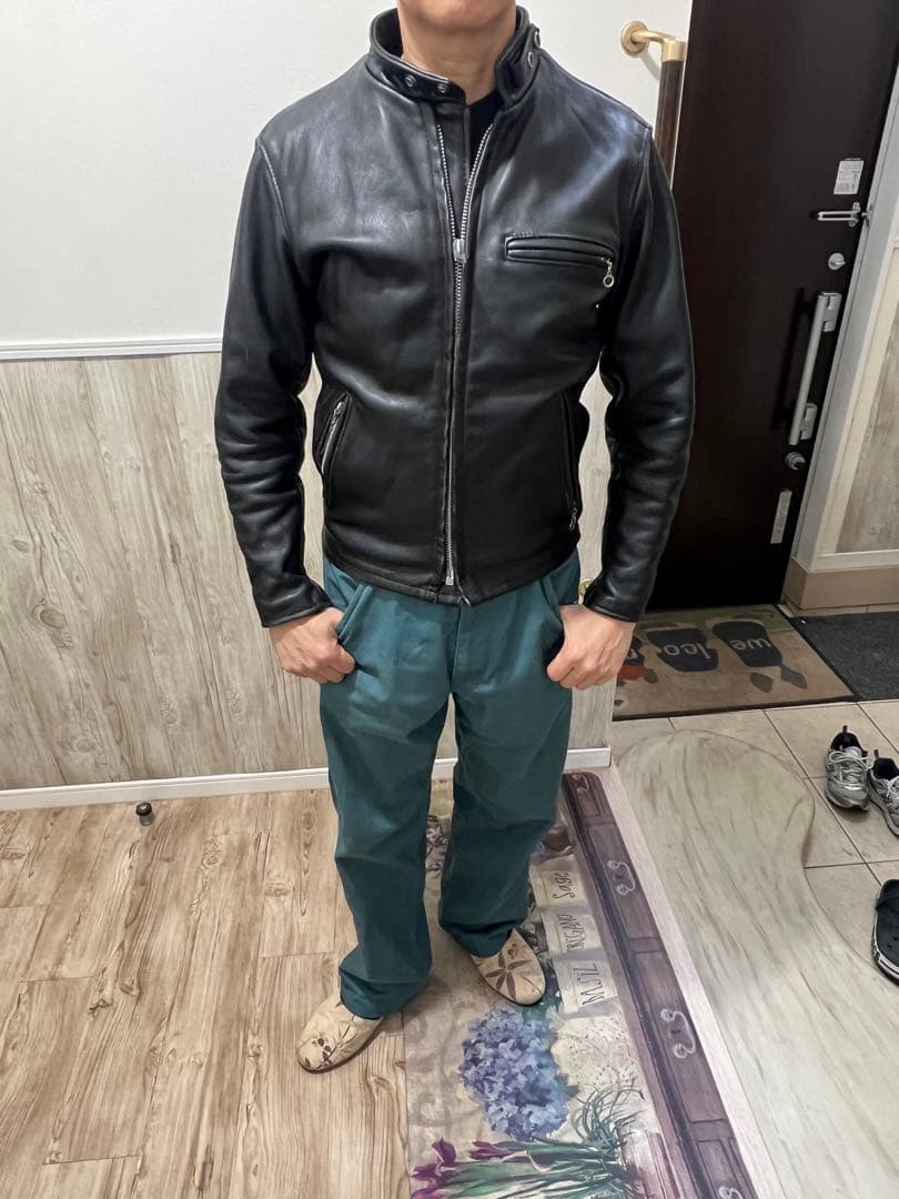 h*9様 最出品Schott 641 ライダース シングル ショット　34 日本限定復刻モデル】Schott/ショット641XX シングルライダース