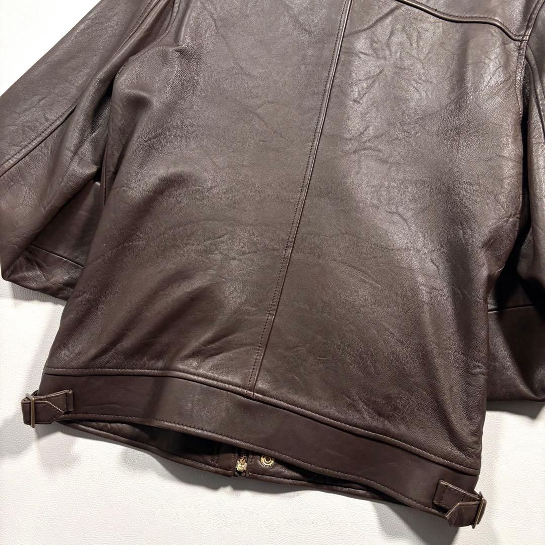 ラムレザー L ポールスミス アールニューボールド レザージャケット