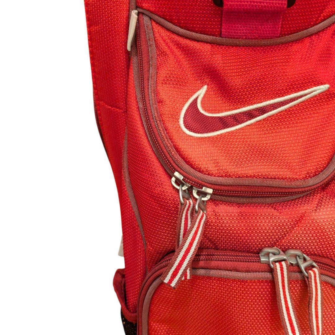 廃盤品】ナイキ ゴルフ キャディバッグ 14分割 カート型 希少 赤
