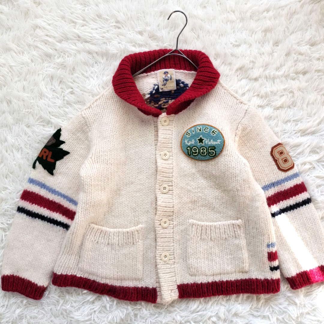 希少】カールヘルム カウチンセーター テディベア ワッペン ユニ