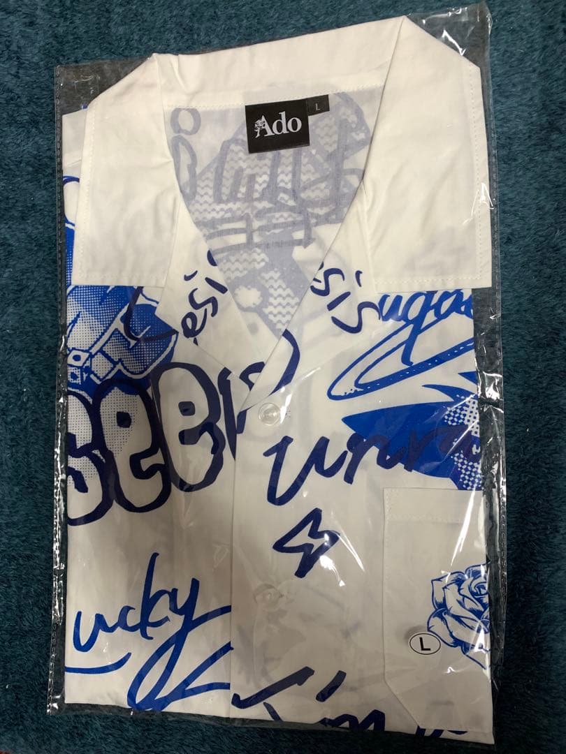 Ado オープンカラーシャツ Lサイズ