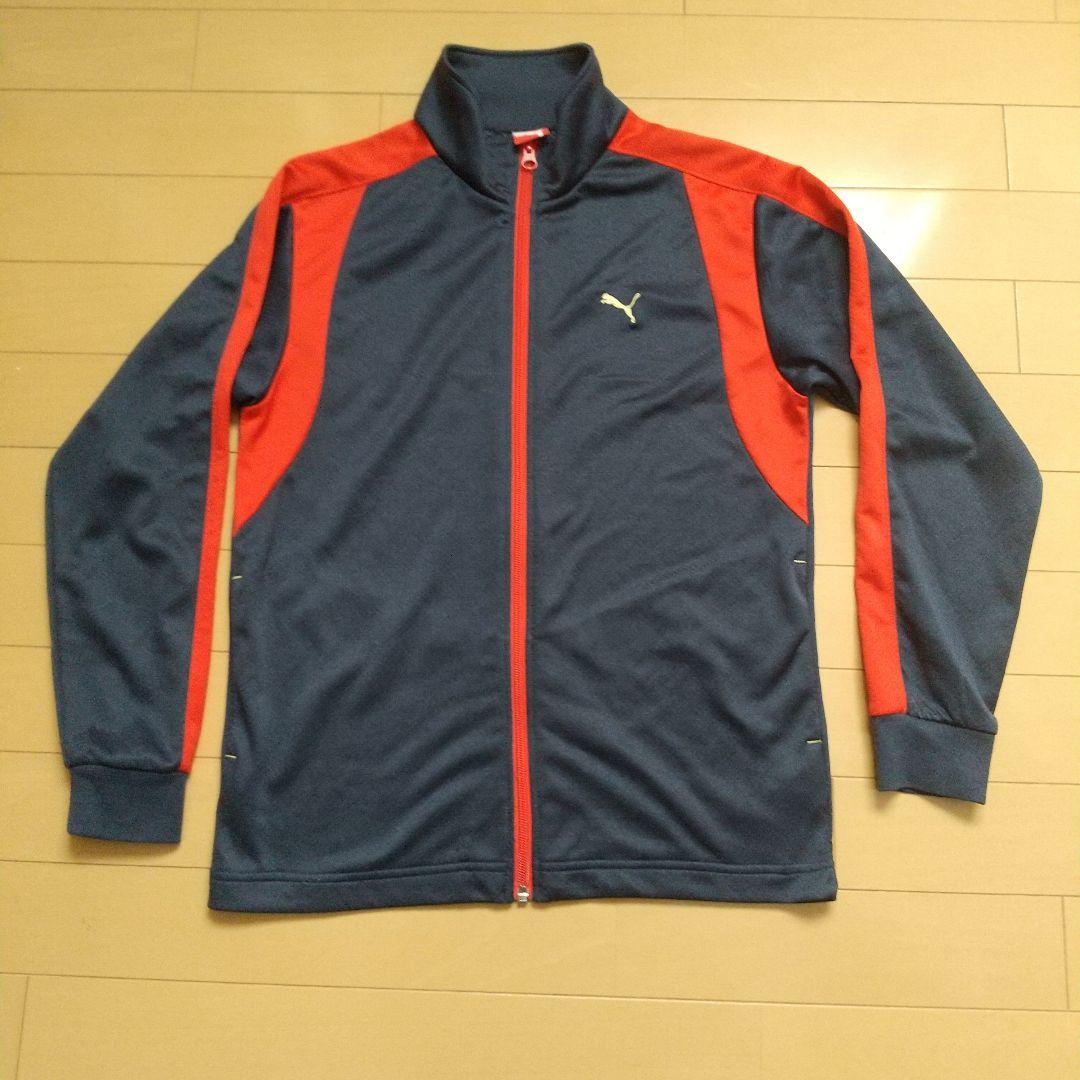 PUMA ジャージ ネイビー/レッド 150 - メルカリ