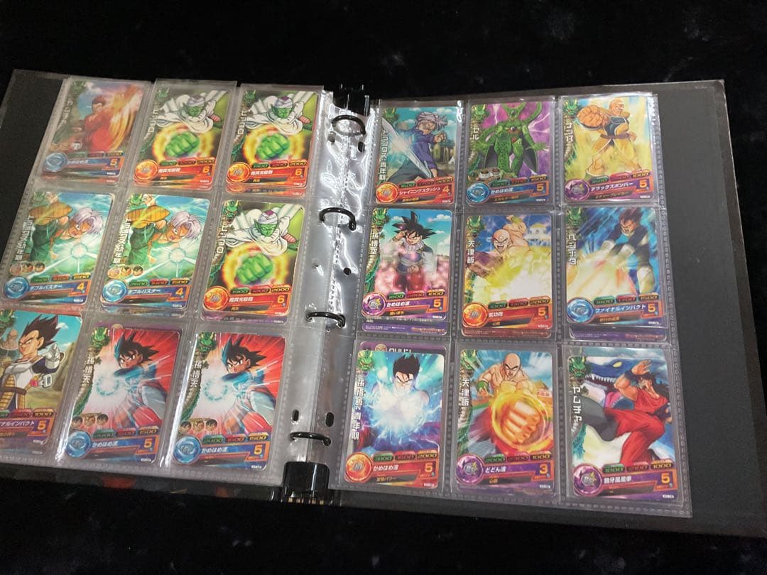 ドラゴンボールヒーローズまとめ売り引退品旧弾H一弾貴重バインダー付き