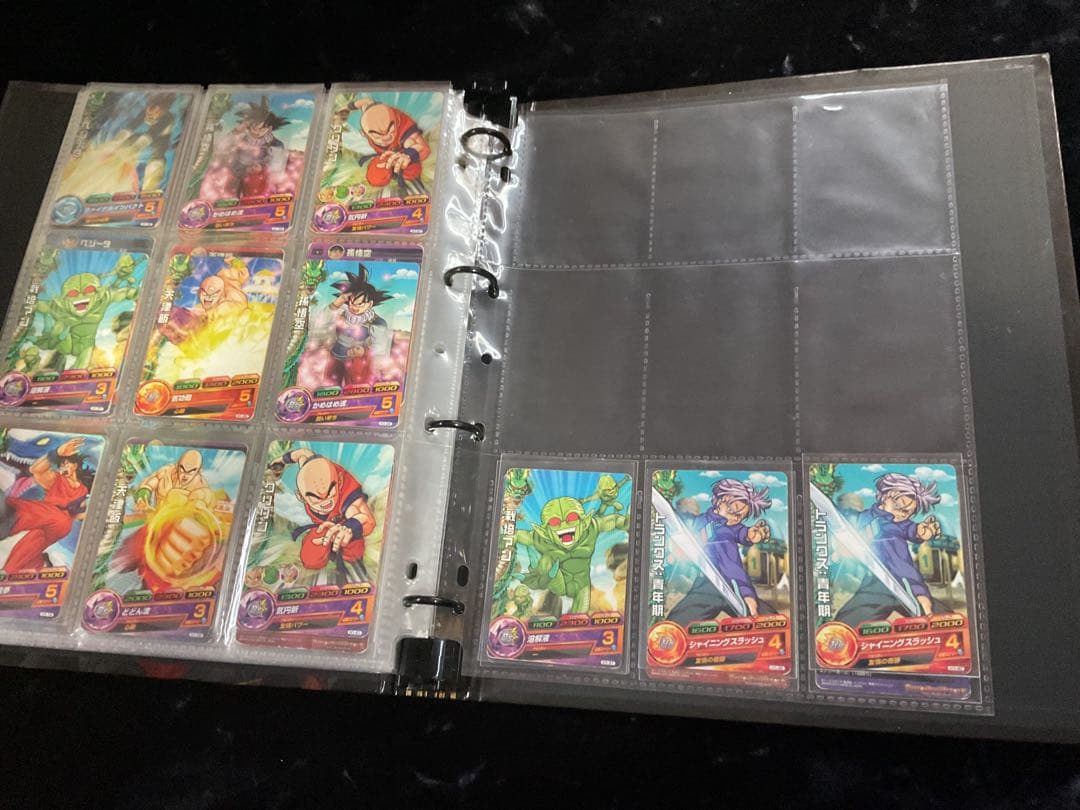 ドラゴンボールヒーローズまとめ売り引退品旧弾H一弾貴重バインダー付き