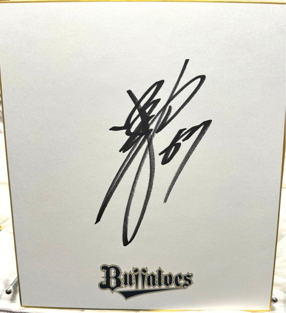 中川圭太 直筆サイン オリックスバファローズ お楽しみ袋封入品 - メルカリ