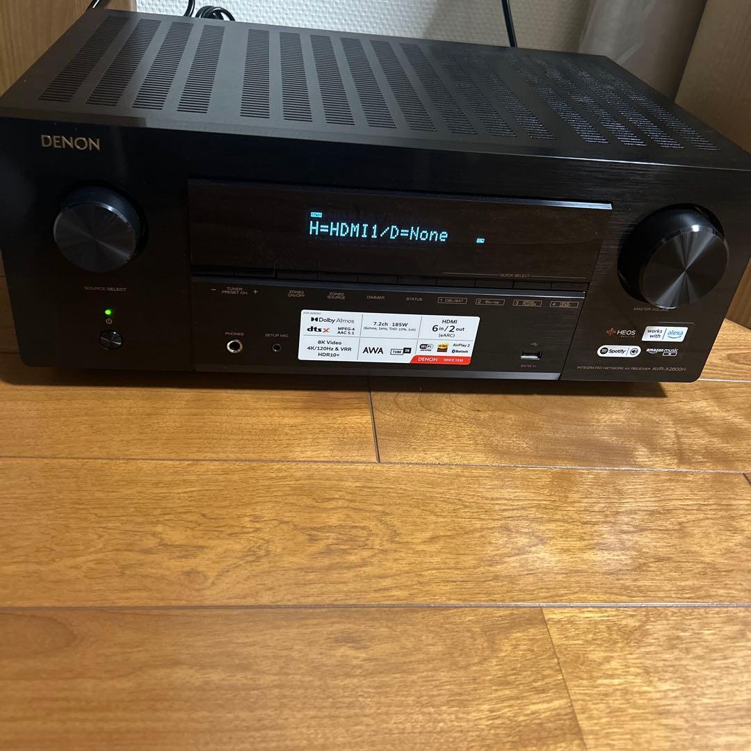 DENON デノン AVR-X2800HK 7.2ch AV 8K