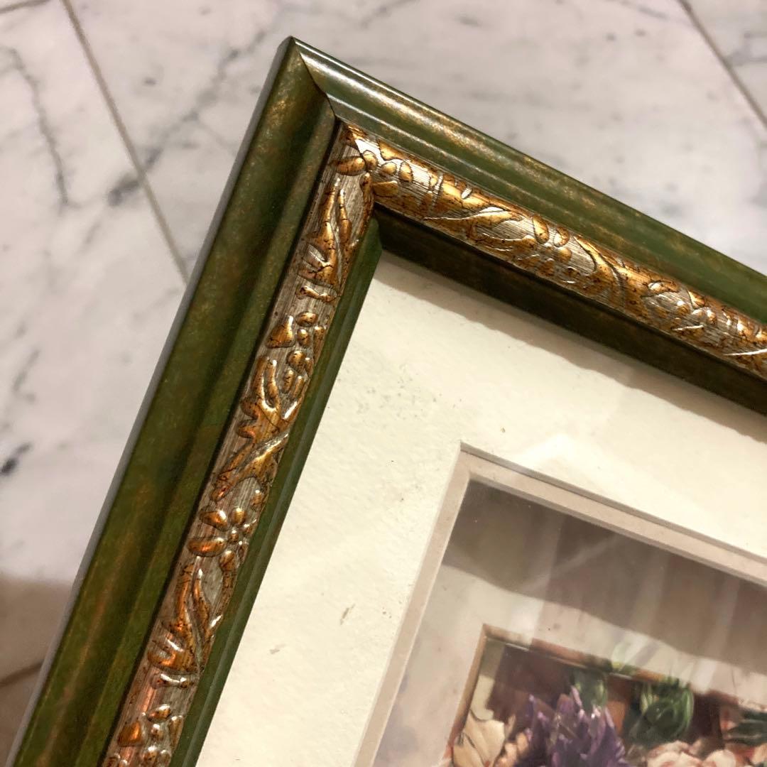 シンセリティ　シャドウボックス　薔薇の花にアップルパイ　アンティークグリーン