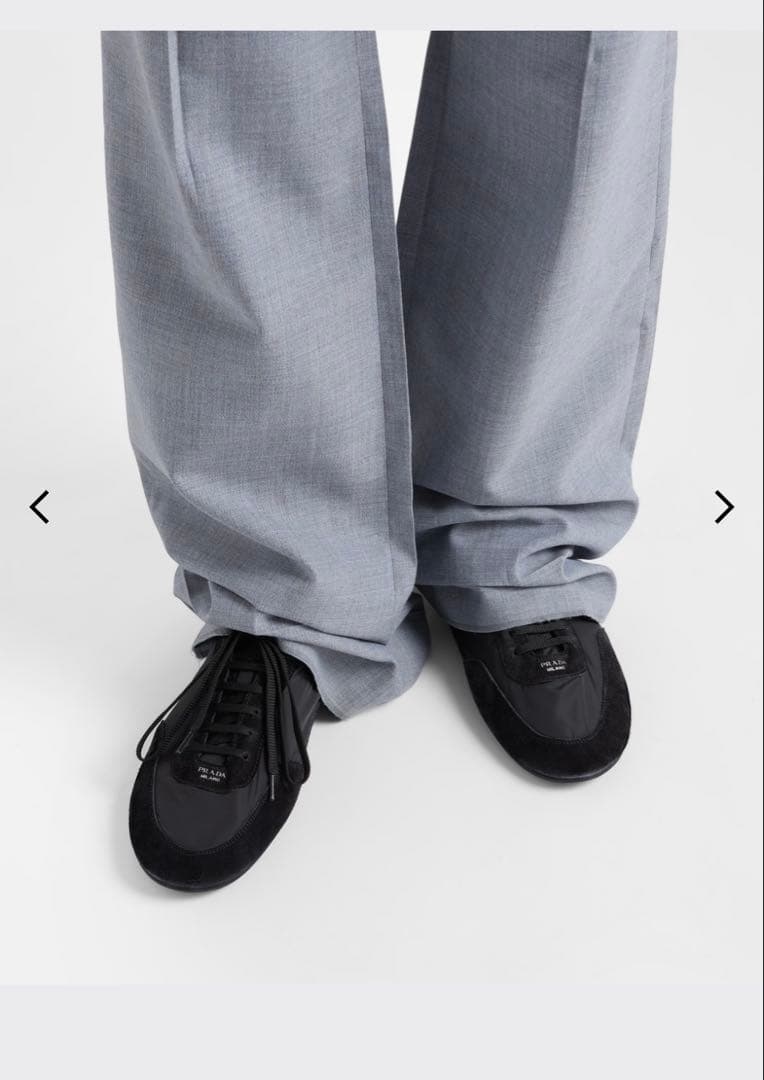 PRADA 25SSコラプス Re-Nylon エラスティックス スニーカー - メルカリ