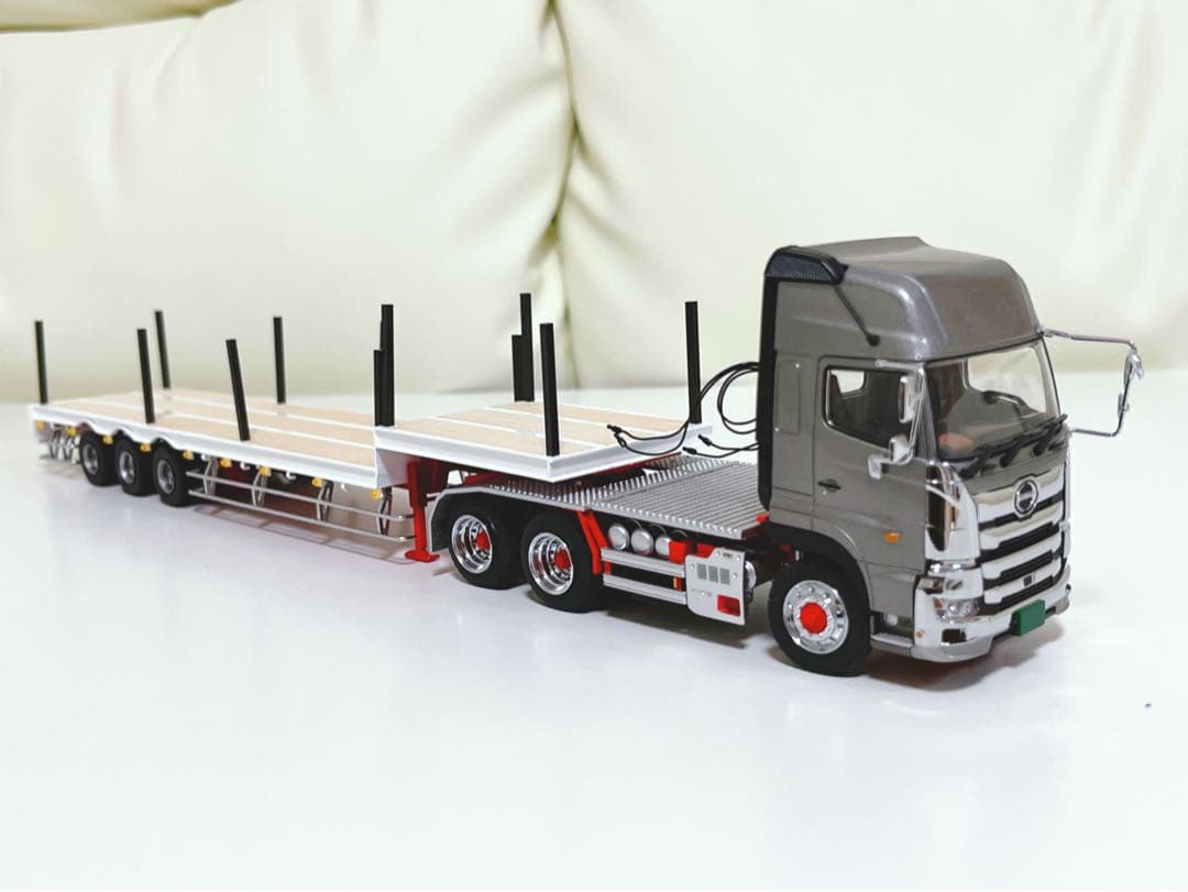 1/50 まな板 H鋼付 トレーラー ケンクラフト 日野 プロフィア 建機