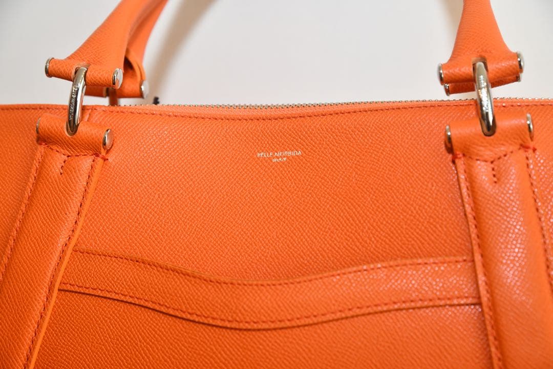 カズ0802様専用 ペッレモルビダ deck-9シリーズ トートバッグ オレンジ