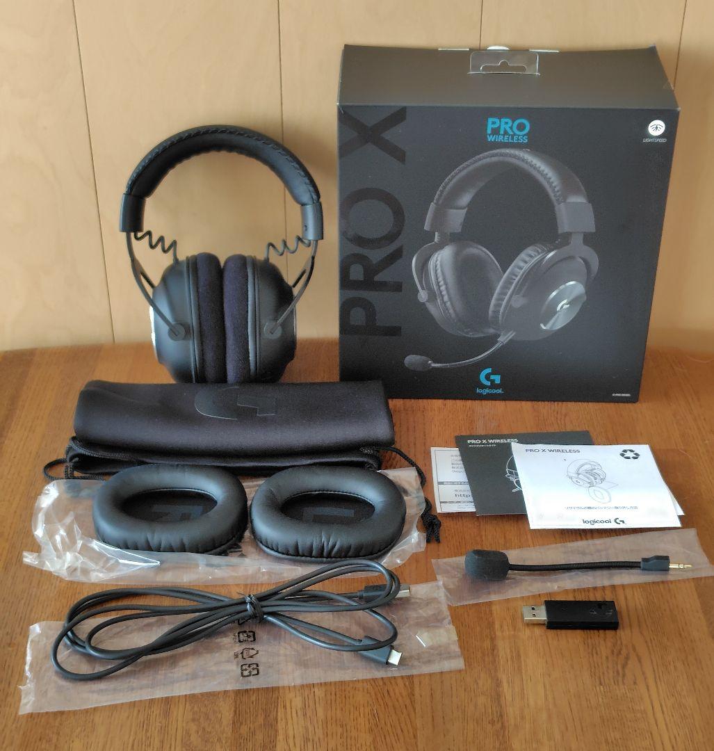 LogicoolゲーミングワイヤレスヘッドホンPRO G G-PHS-004WL ゲーミングヘッドセット G PRO X 2 LIGHTSPEED ブラック G-PHS-005WLBK