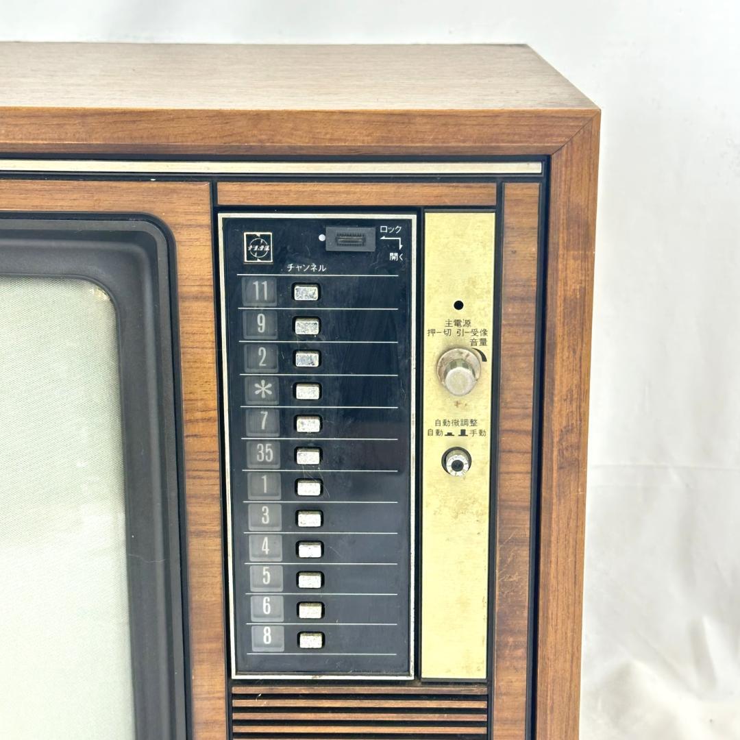 ナショナル カラーテレビ TH18-E56(N) 昭和レトロ 現状品 - メルカリ