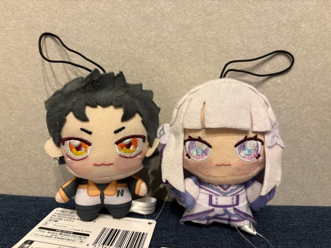 GiGO限定 リゼロ Re:ゼロ ちょぴぬいぷち マスコット スバル エミリア