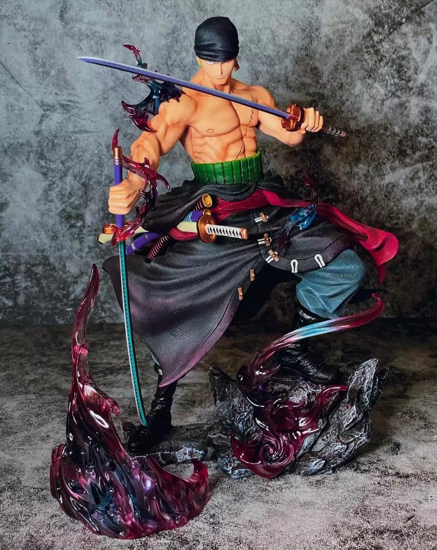 ワンピース ロロノア・ゾロ フィギュア ガレージキット LXスタジオ 黒