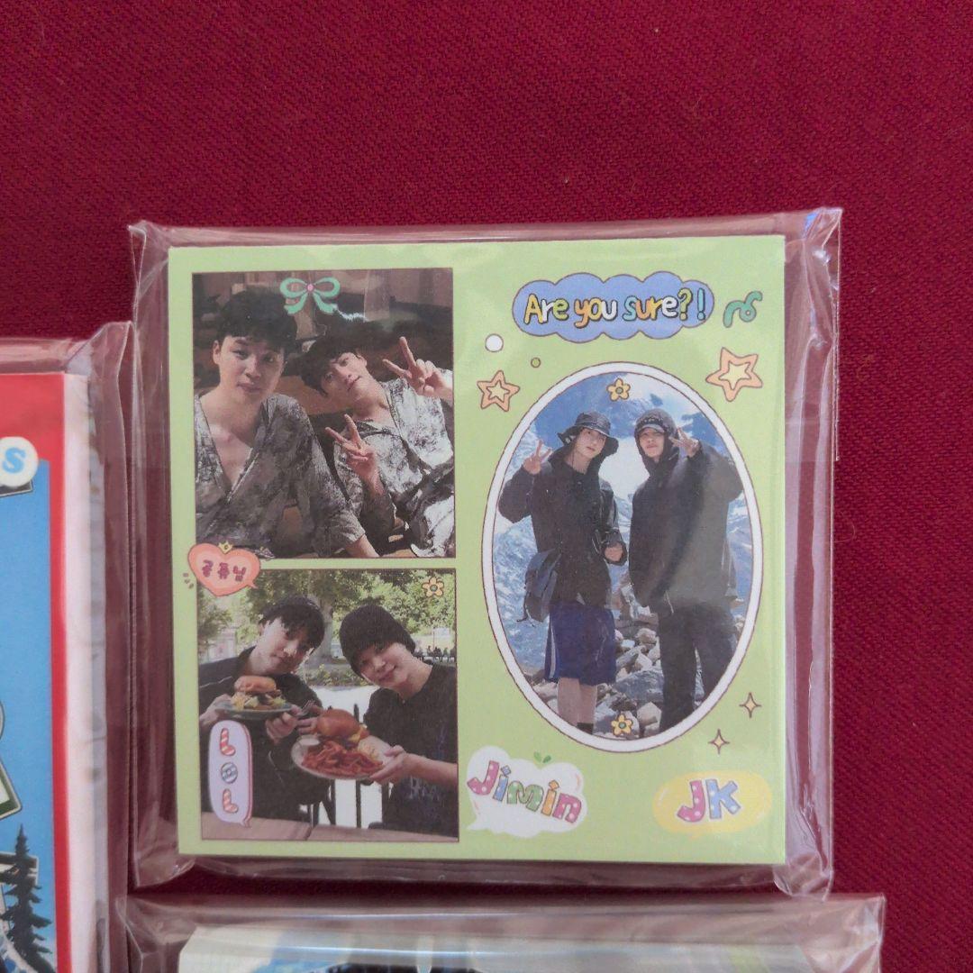 BTS メモ帳大・ミニ ジミン＆ジョングク 韓国製作者様 イゲマジャ