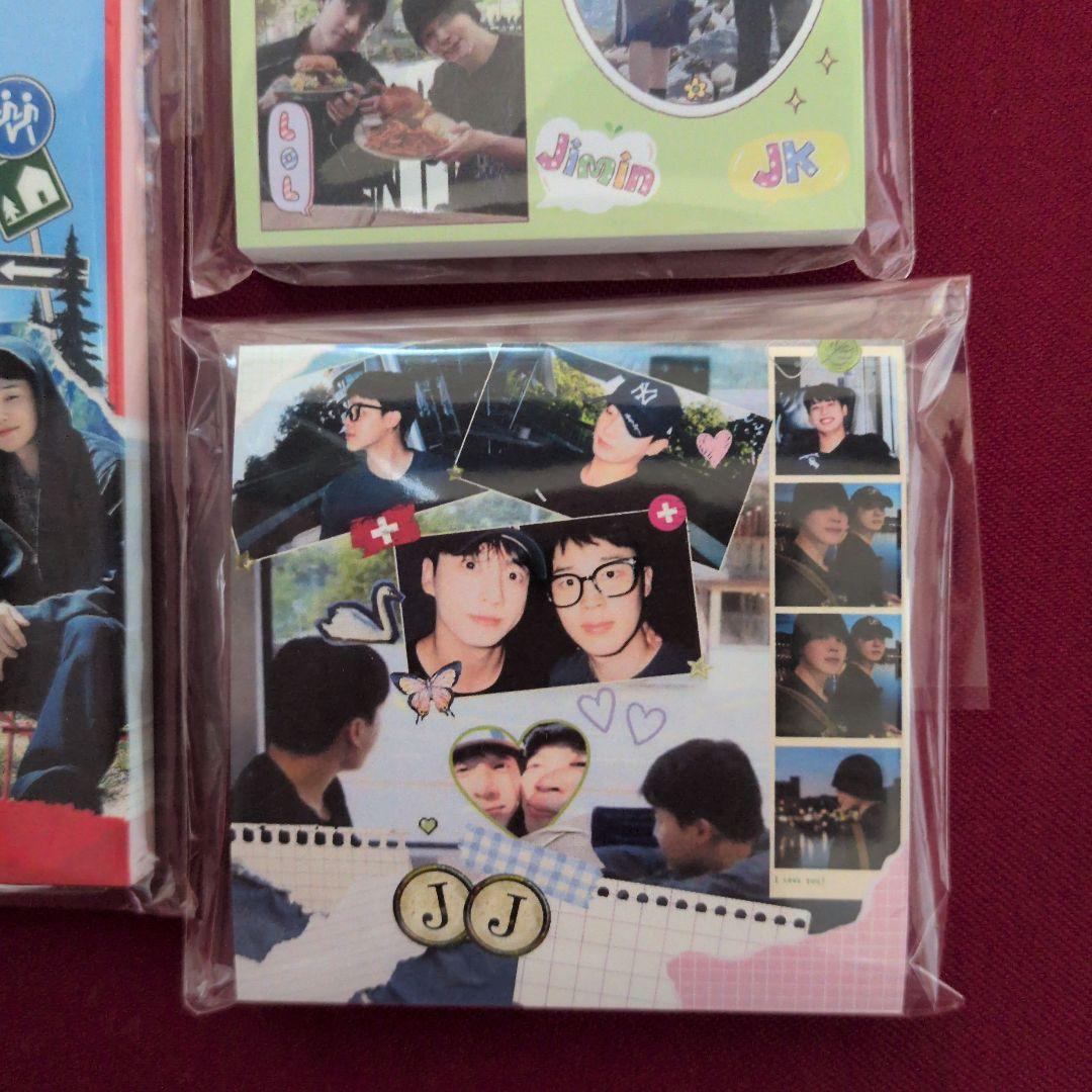 BTS メモ帳大・ミニ ジミン＆ジョングク 韓国製作者様 イゲマジャ