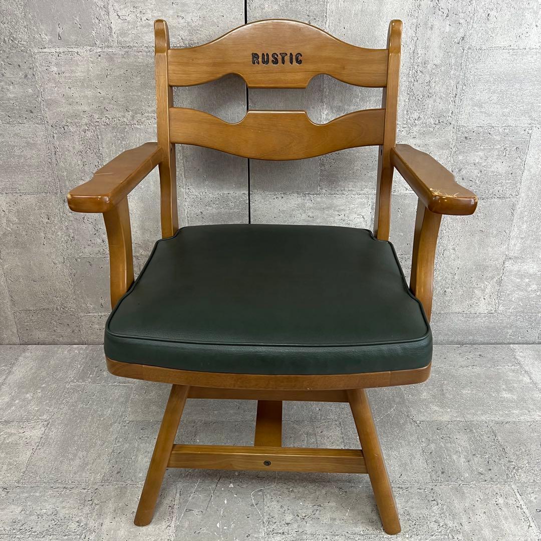 Karimoku カリモク ダイニングチェアRUSTIC 回転椅子 - メルカリ
