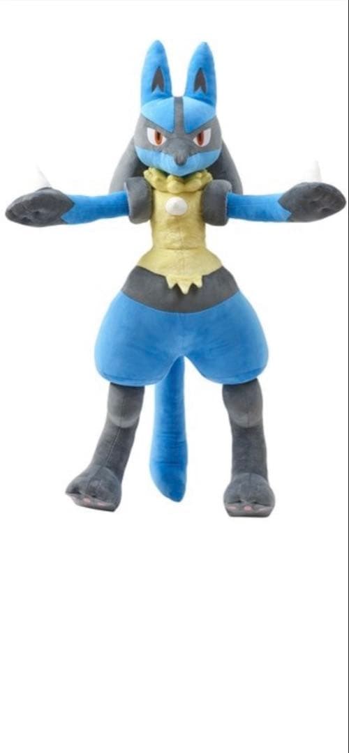 ルカリオ 等身大　ぬいぐるみ