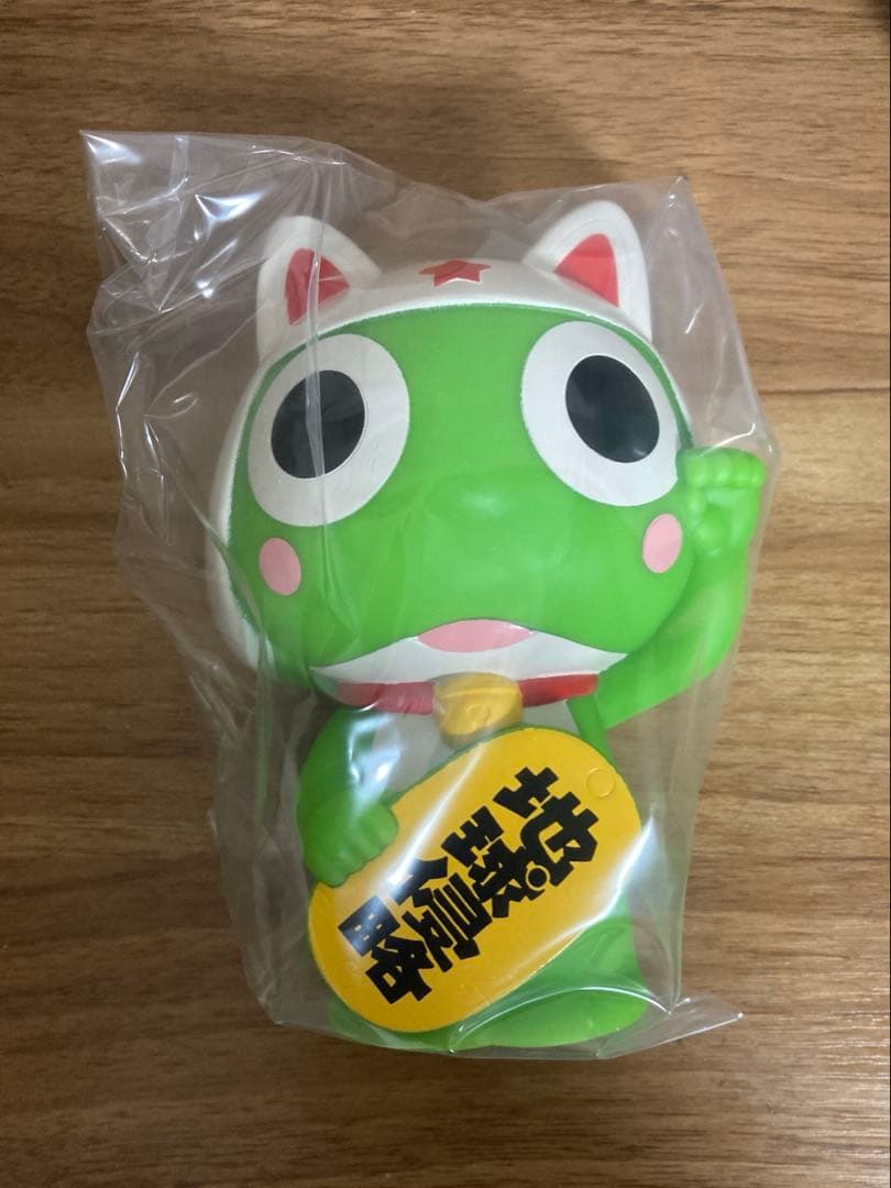【未使用】招きケロロSD ソフビ貯金箱