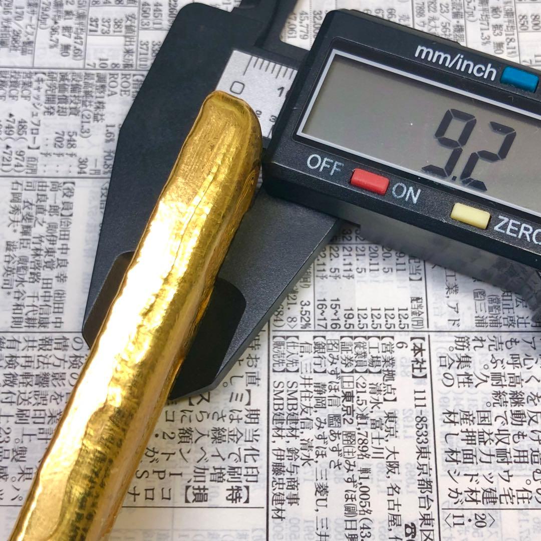 古銭 金貨 開運金棒·金元寶 「純淨金條 千足純條 景福」縁起物 金錠 美