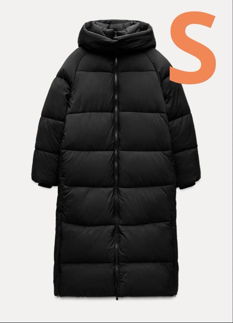 ZARA アノラック ロングダウンコート ザラ ベンチコート ⑤ - メルカリ