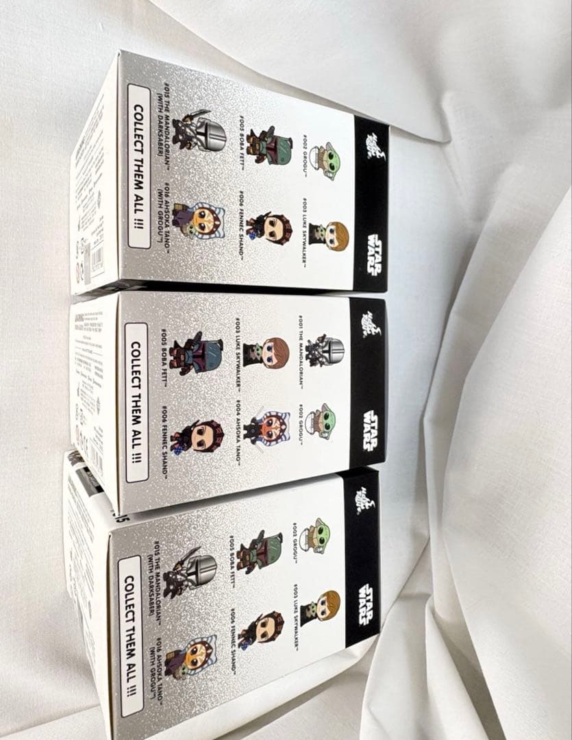 Cosbiスター・ウォーズ／マンダロリアン3体セットルーク、アソーカ、グローグー