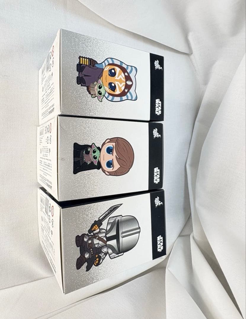 Cosbiスター・ウォーズ／マンダロリアン3体セットルーク、アソーカ、グローグー