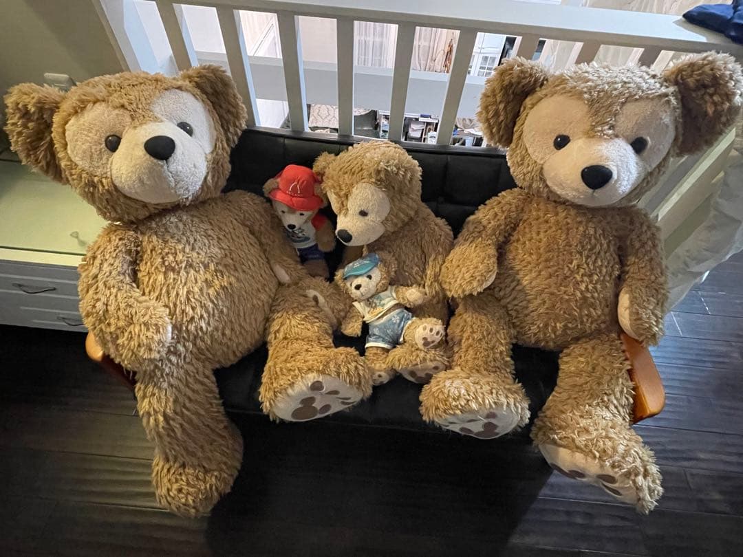 ダッフィ　ぬいぐるみ　特大　Lサイズ