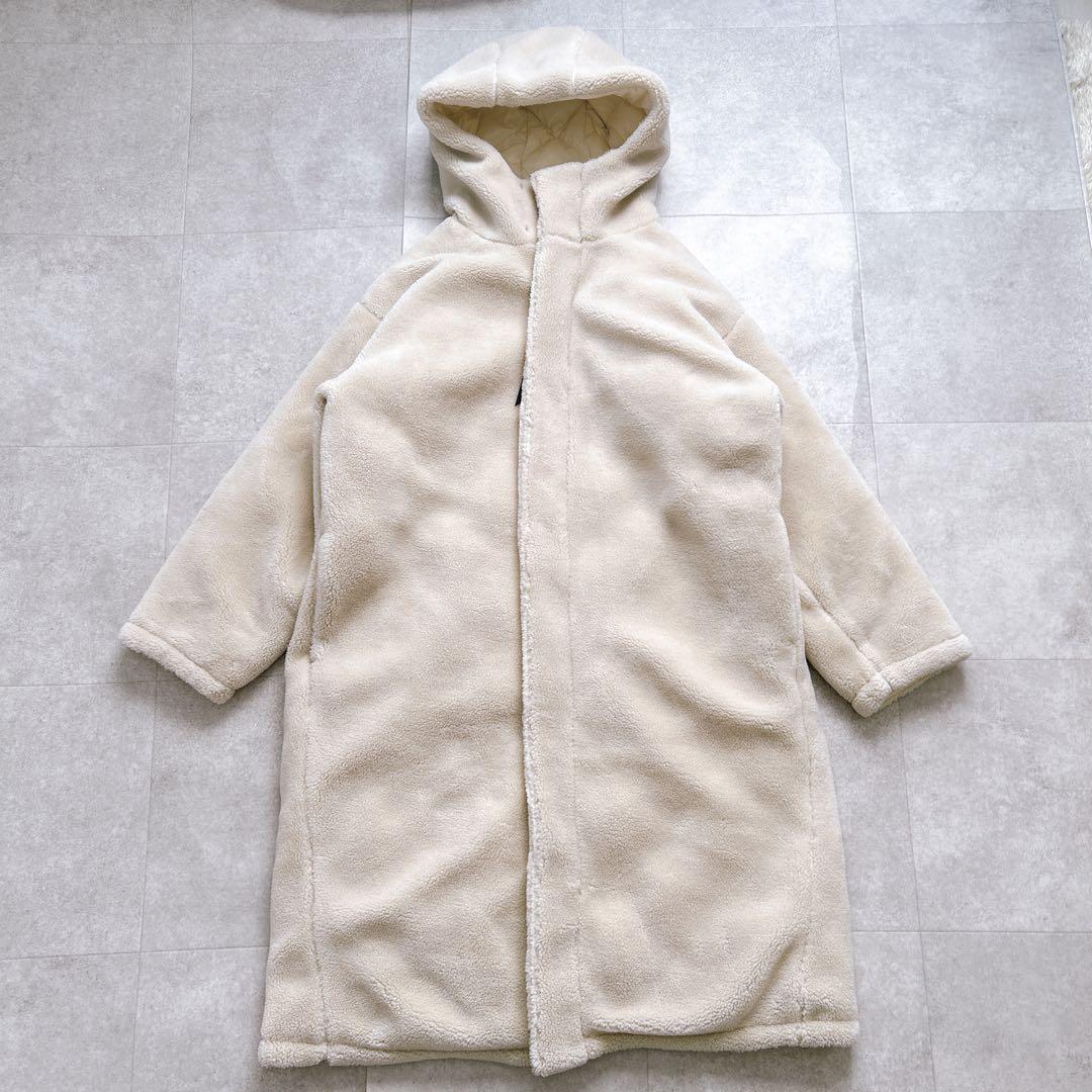 美品✨タイオン×ノーリーズ 別注ダイヤキルト×ボアロングダウン