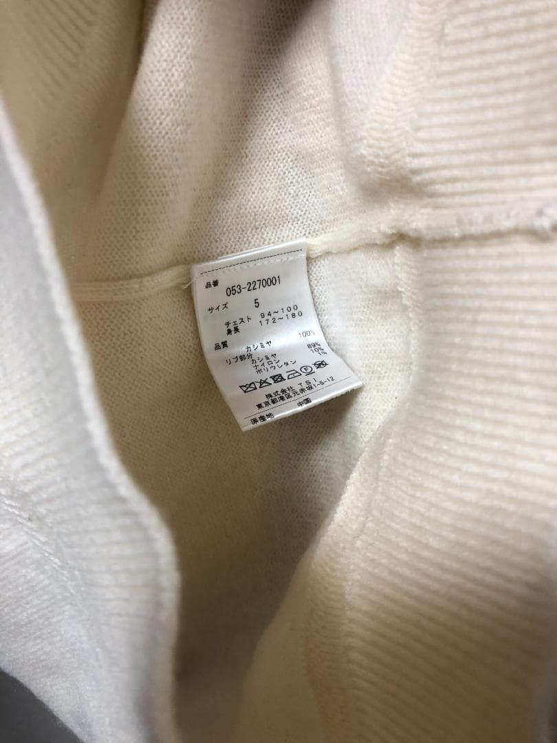 完売 未使用タグ付き パーリーゲイツ セーター カシミヤ 5 L オフ