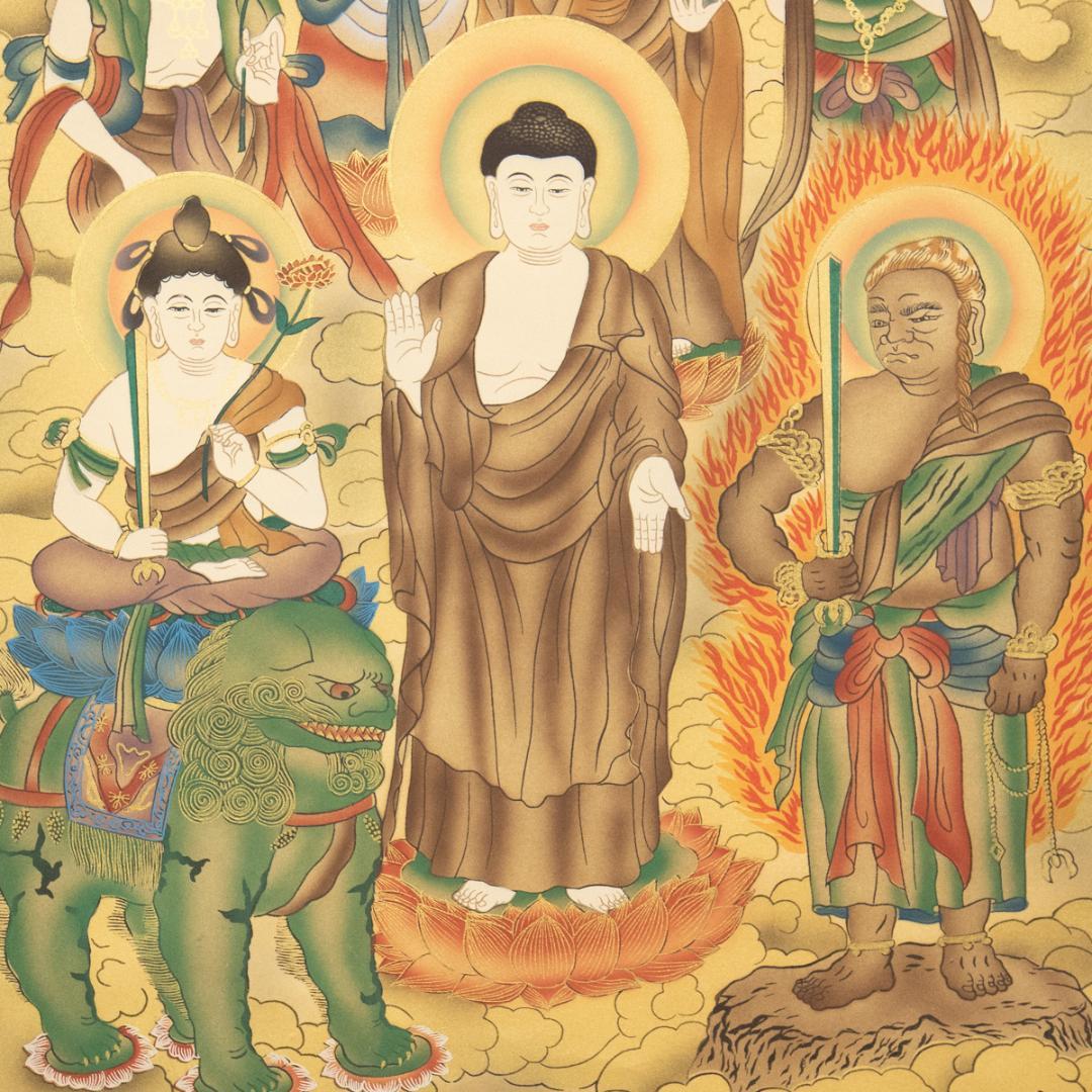 掛軸-312 寛済 瑞雲十三仏 共箱 仏教絵画 - メルカリ