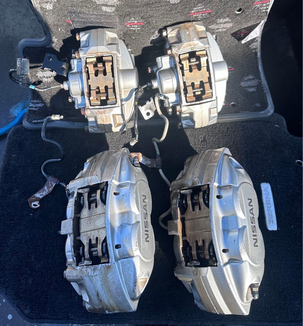 NISSAN ブレーキキャリパー 4個セット　一台分 楽天市場】リーフ（日産）ZE1系 ブレーキキャリパーカバー 車種対応
