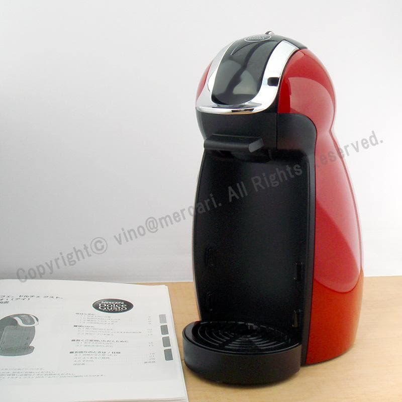 美品 ネスカフェ ドルチェグストジェニオ アイ レッド MD9747S-CR