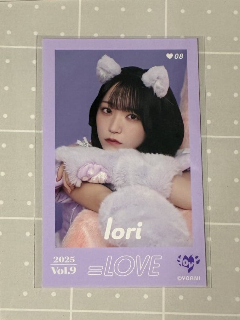 野口衣織 ミニフォト レア 猫