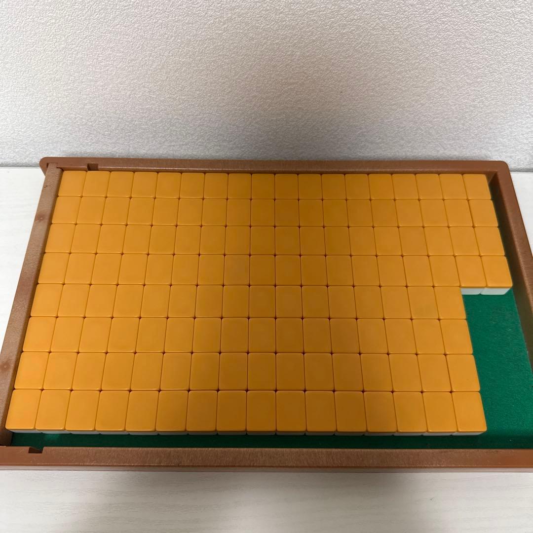 全自動麻雀卓用　麻雀牌26ミリ ２面セット　黄各136枚