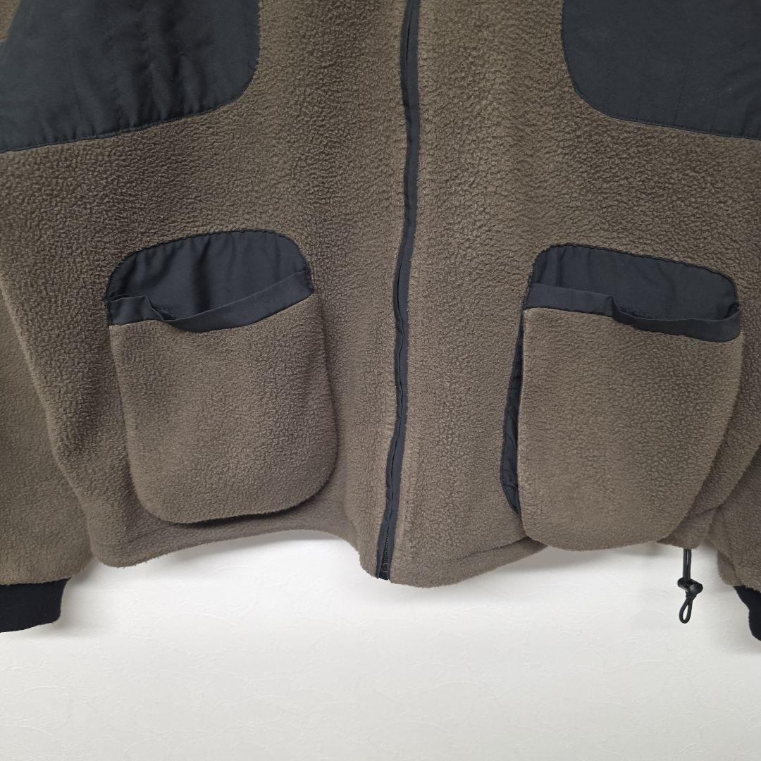 90s コスタリカ製 L.L.Bean 希少 フリース×ナイロン　ハンティング